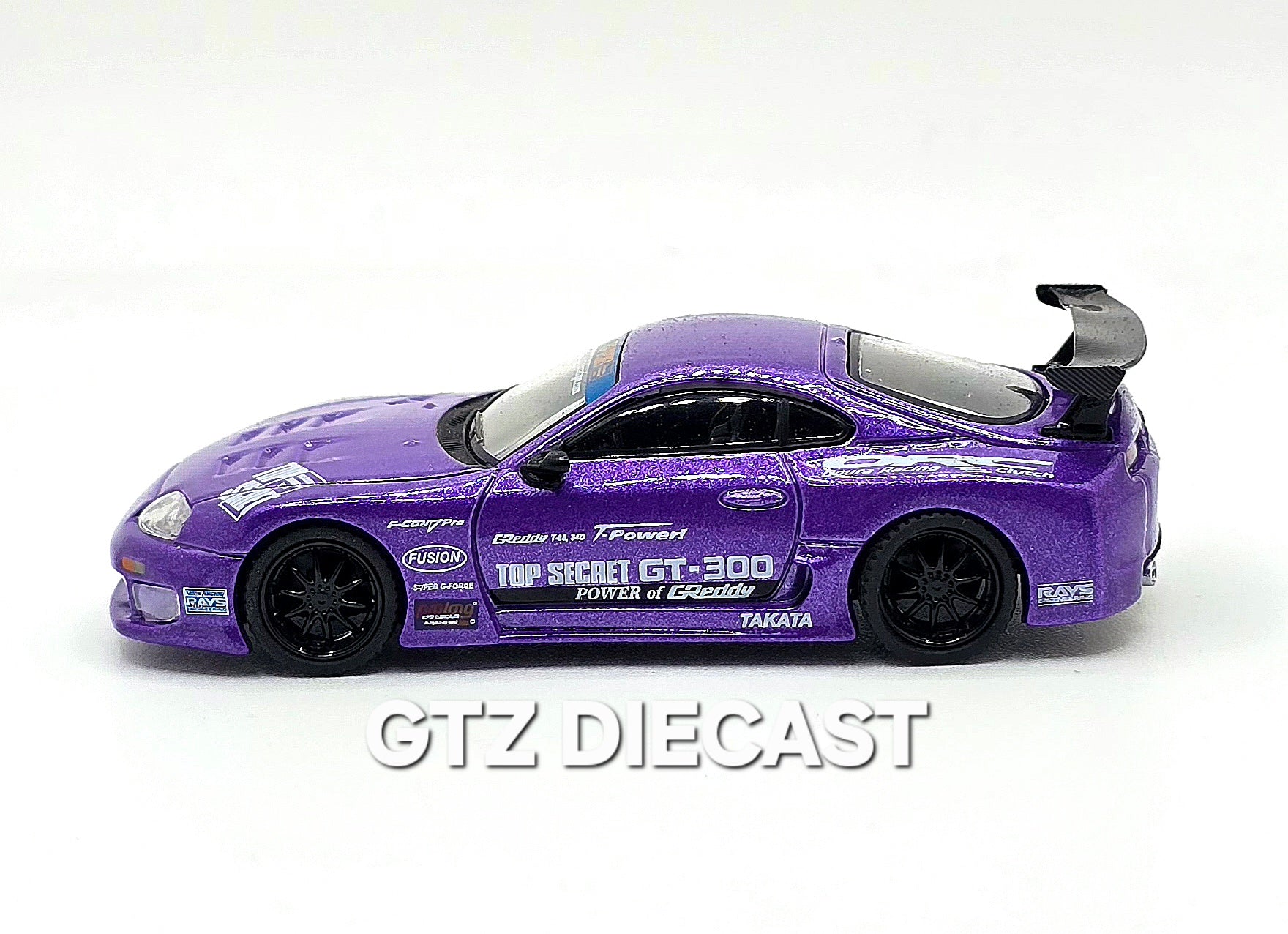 Mini GT Toyota Supra Top Secret Purple #1067