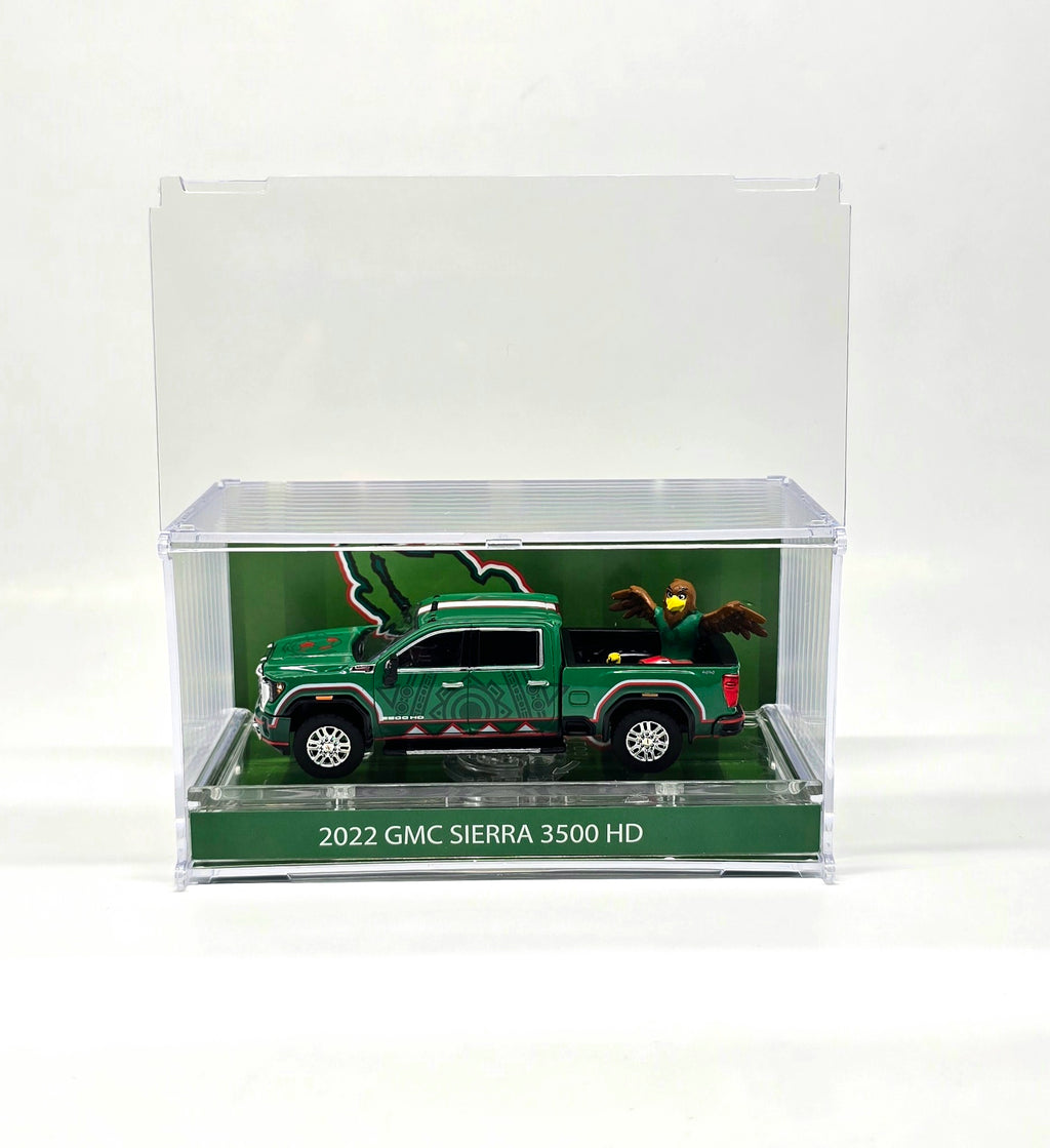 Greenlight 1:64 International Soccer Celebration ’26 – 2022 GMC Sierra 3500 HD Mexico Tribute with Eagle – Limited Edition