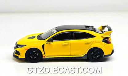 HONDA CIVIC TYPE-R (FK8) Yellow IN64-FK8-YL INNO64 1:64 SCALE