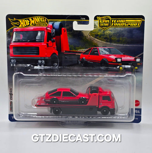 Toyota AE86 Trueno & Fleet Street * 2025 Hot Wheels Team Transport Case H