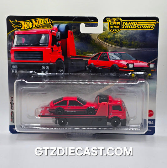 Toyota AE86 Trueno & Fleet Street * 2025 Hot Wheels Team Transport Case H