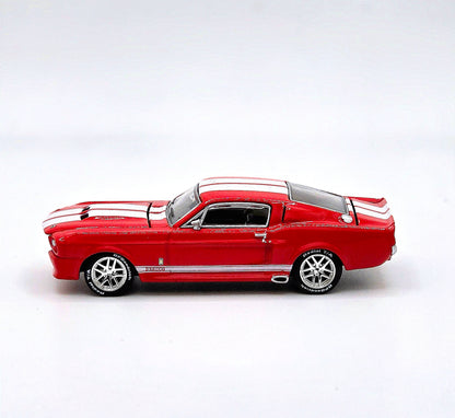 POPRACE 1/64 SHELBY MUSTANG GT500 RED PR640182