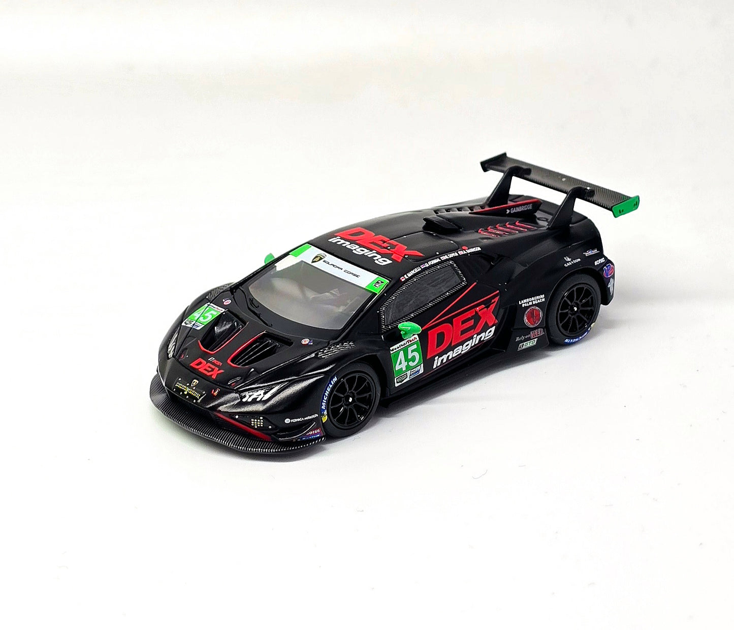 Mini GT 1:64 Lamborghini Huracán GT3 EVO2 #45 No.45 DEX Imaging 2024 IMSA Daytona 24 Hrs