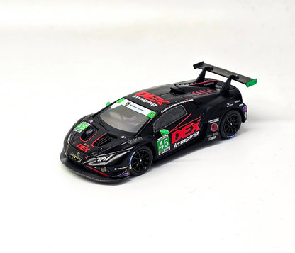 Mini GT 1:64 Lamborghini Huracán GT3 EVO2 #45 No.45 DEX Imaging 2024 IMSA Daytona 24 Hrs