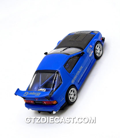 Pop Race Mazda RX7 FC3S RE-Amemiya Blue 640290 1/64