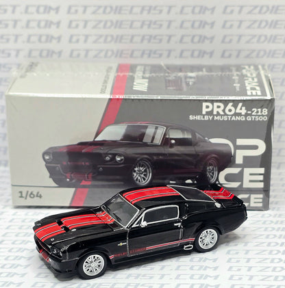 Pop Race - Shelby Mustang GT500 Dark Chrome - Scale 1/64 PR64-218