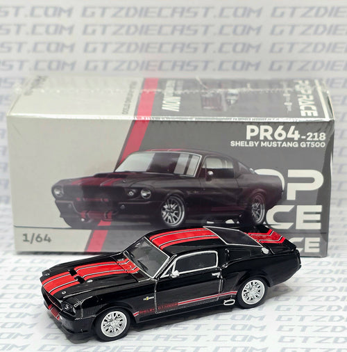 Pop Race - Shelby Mustang GT500 Dark Chrome - Scale 1/64 PR64-218
