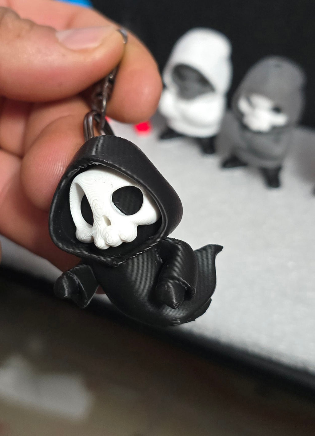 Skull Ghost Keychain