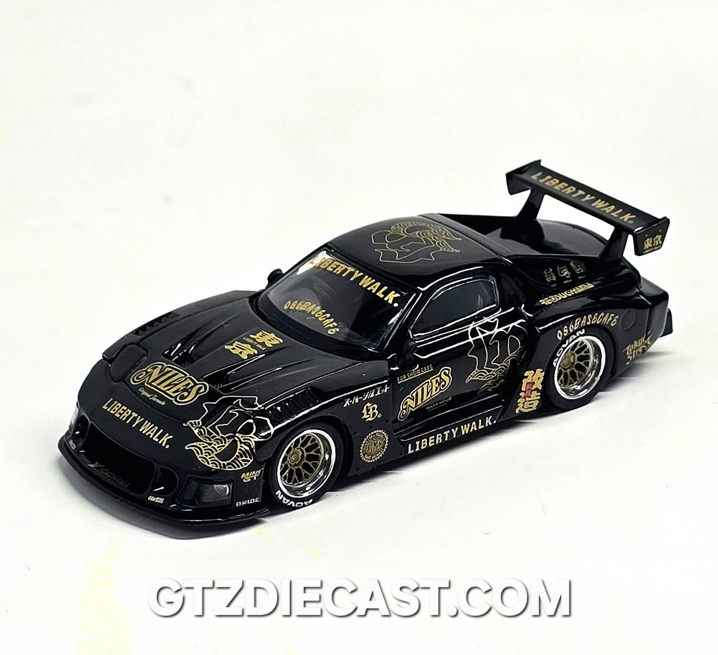Mini GT 1:64 MAZDA RX-7 LB-Super Silhouette FD-NILES – Black
