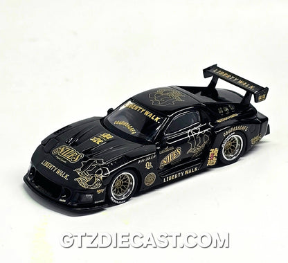 Mini GT #1101 1:64 MAZDA RX-7 LB-Super Silhouette FD-NILES – Black