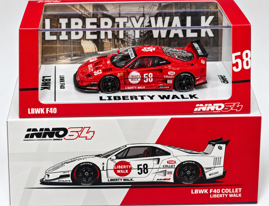 (CHASE) INNO64 F40 COLLET RED COLOR CHASE VARIANT