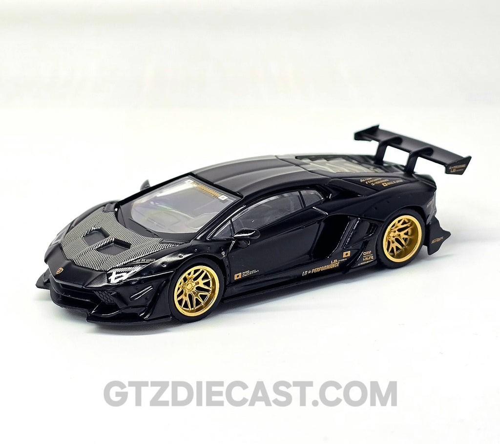 Mini GT 1:64 LB-WORKS Lamborghini Aventador Limited Edition – Matte Black #1087