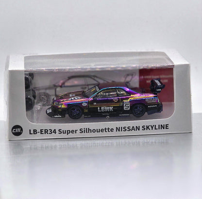 CM Nissan Skyline LB-ER34 Super Sihlouette Chrome