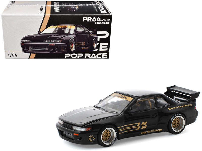 POP RACE 1:64 PANDEM SILVIA S13 BLACK