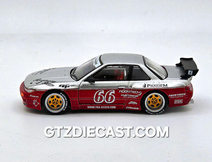 POPRACE 1/64 PANDEM SILVIA S13 - MOONTECH RED PR640258
