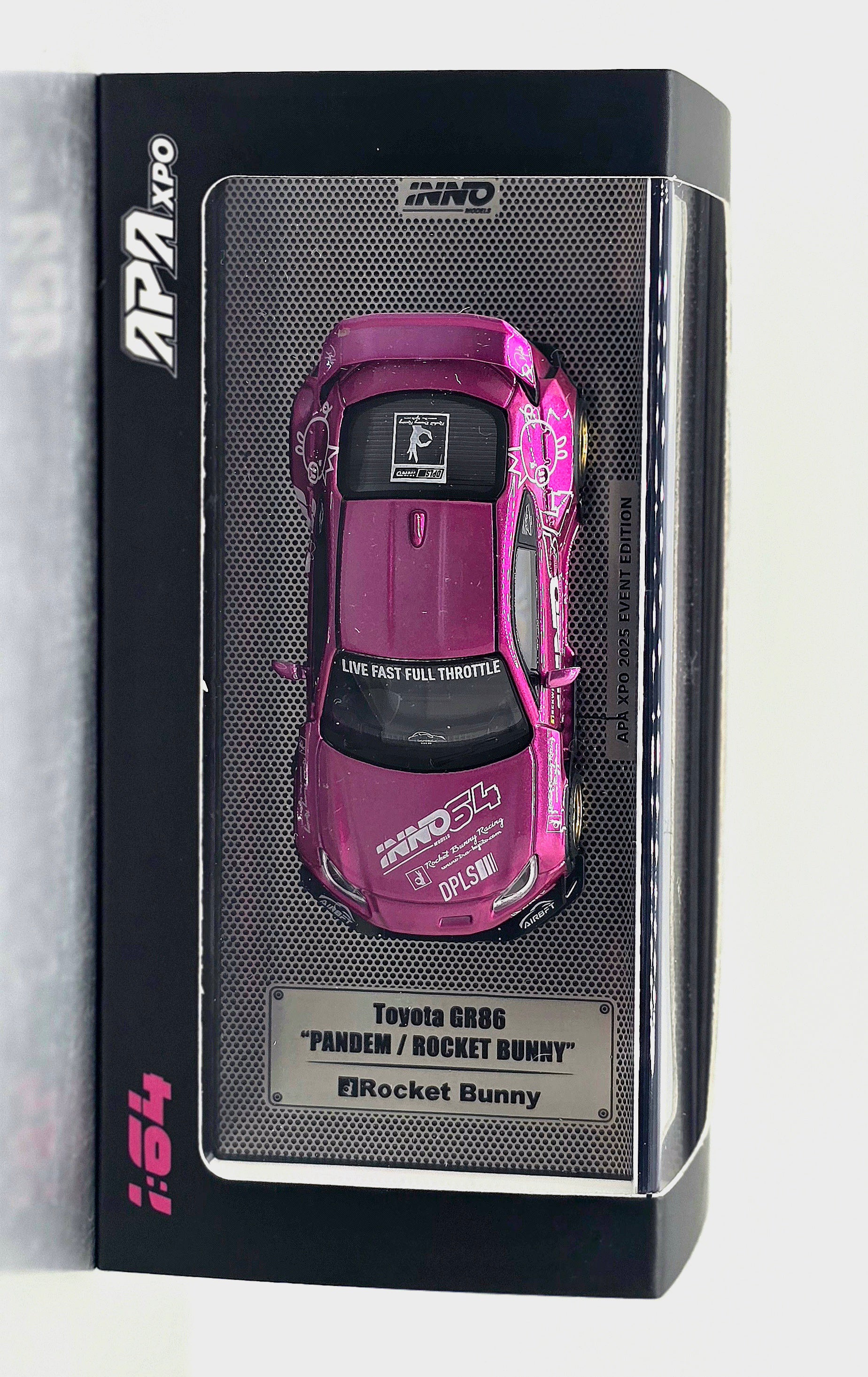 INNO 1:64 GR86 PANDEM ROCKET BUNNY APA xpo 2025 Event Edition Diecast Model Car