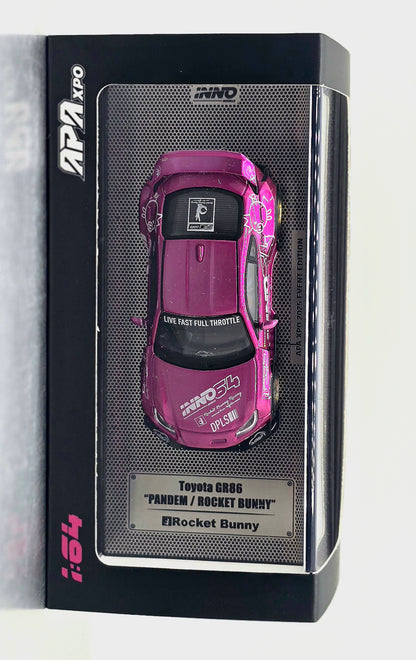 INNO 1:64 GR86 PANDEM ROCKET BUNNY APA xpo 2025 Event Edition Diecast Model Car