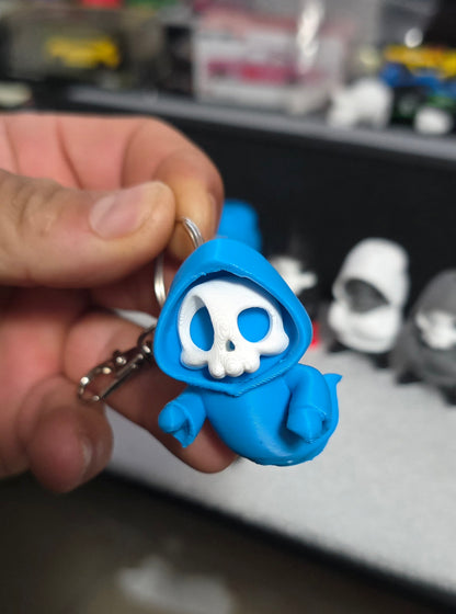 Skull Ghost Keychain