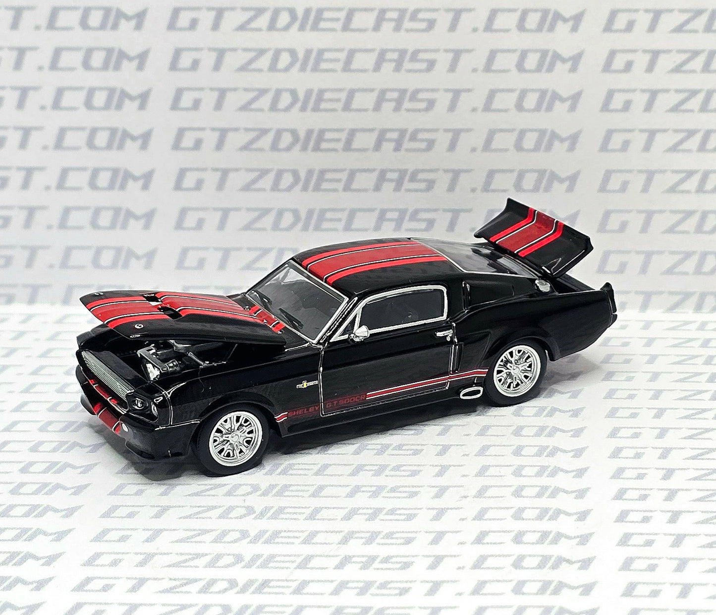 Pop Race - Shelby Mustang GT500 Dark Chrome - Scale 1/64 PR64-218