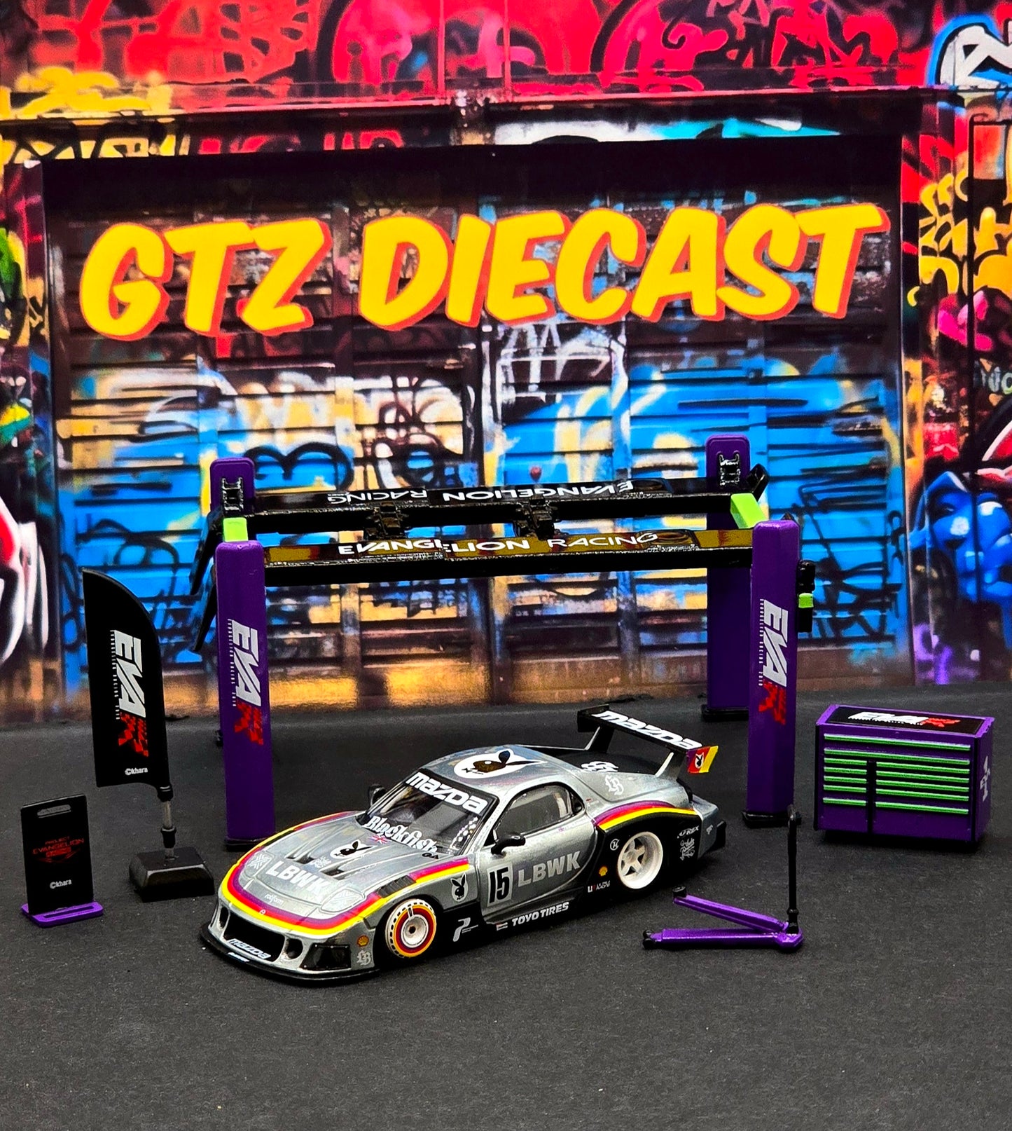 Chase INNO 64 Mazda RX-7 FD3S LB Super Silhouette Hobby Expo China 2024