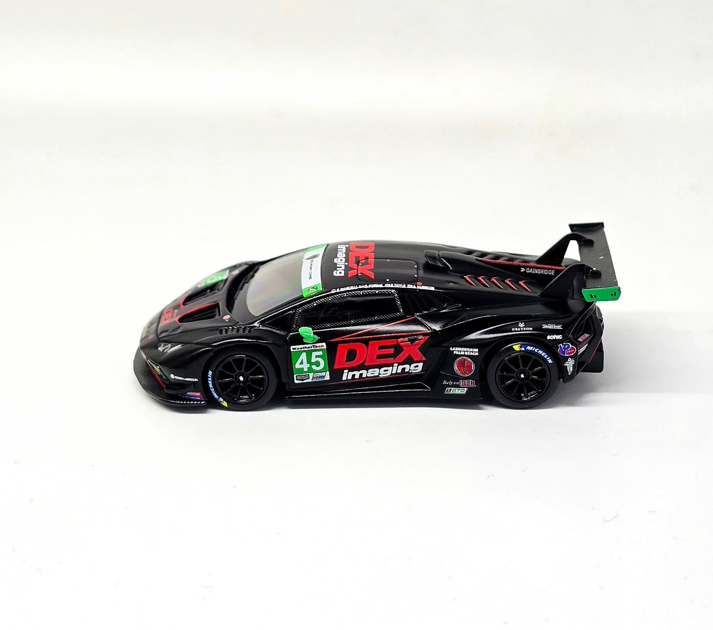 Mini GT 1:64 Lamborghini Huracán GT3 EVO2 #45 No.45 DEX Imaging 2024 IMSA Daytona 24 Hrs
