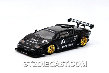 Mini GT 1:64 Lamborghini Countach LB-WORKS Black #1081