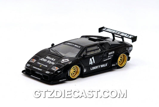 Mini GT 1:64 Lamborghini Countach LB-WORKS Black #1081