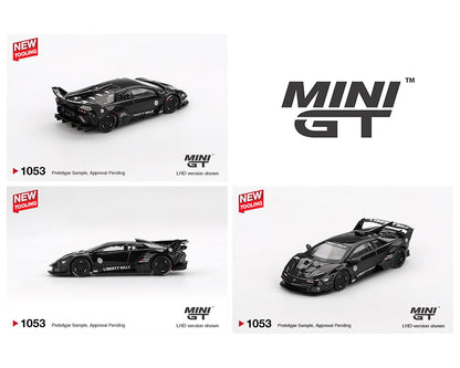 Mini GT 1:64 Lamborghini LB-Silhouette WORKS MURCIELAGO GT- Evo Black- Mijo Exclusives