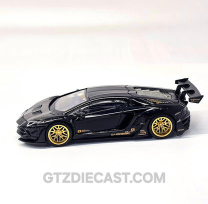 Mini GT 1:64 LB-WORKS Lamborghini Aventador Limited Edition – Matte Black