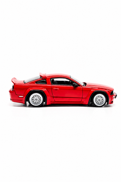 Model Model 1:64 Pandem Mustang red Diecast Model Car