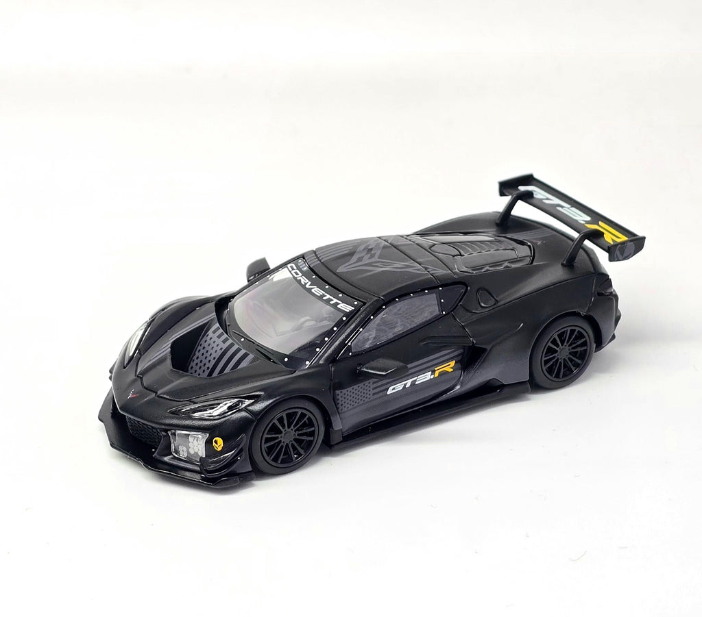 Mini GT #1186 1:64 Chevrolet Corvette Z06 GT3.R Road America Test car – Black