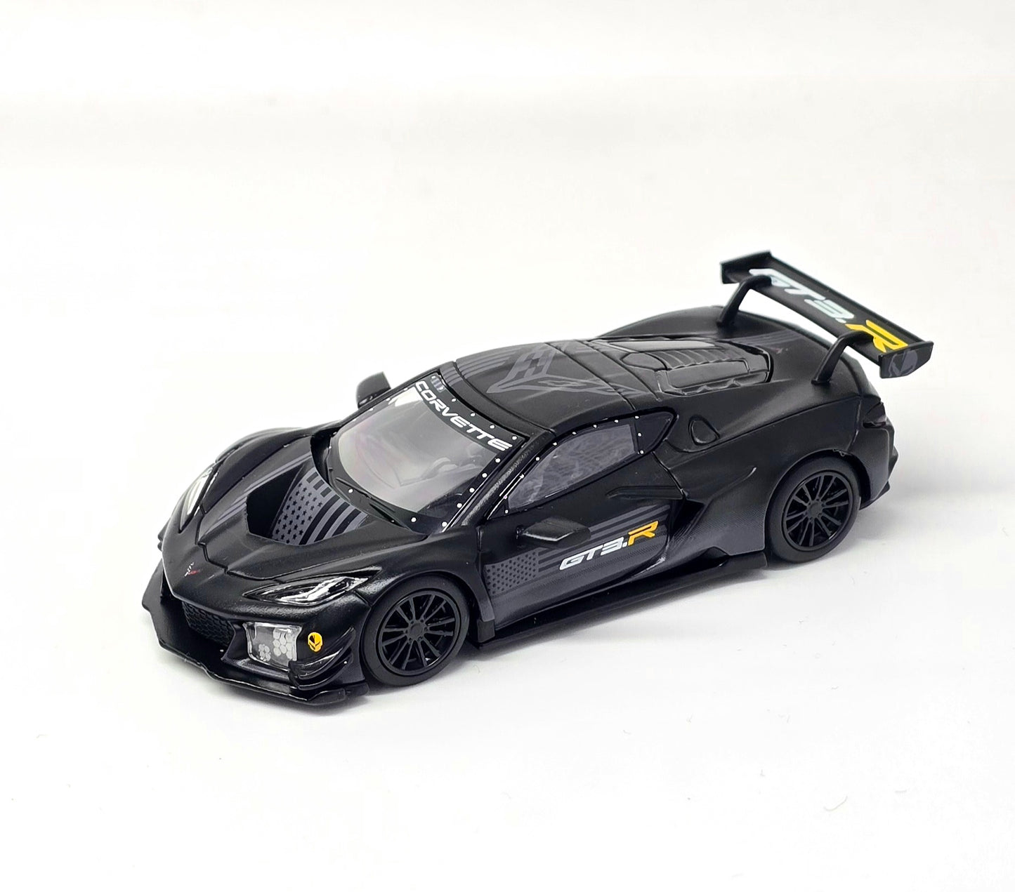 Mini GT 1:64 Chevrolet Corvette Z06 GT3.R Road America Test car – Black