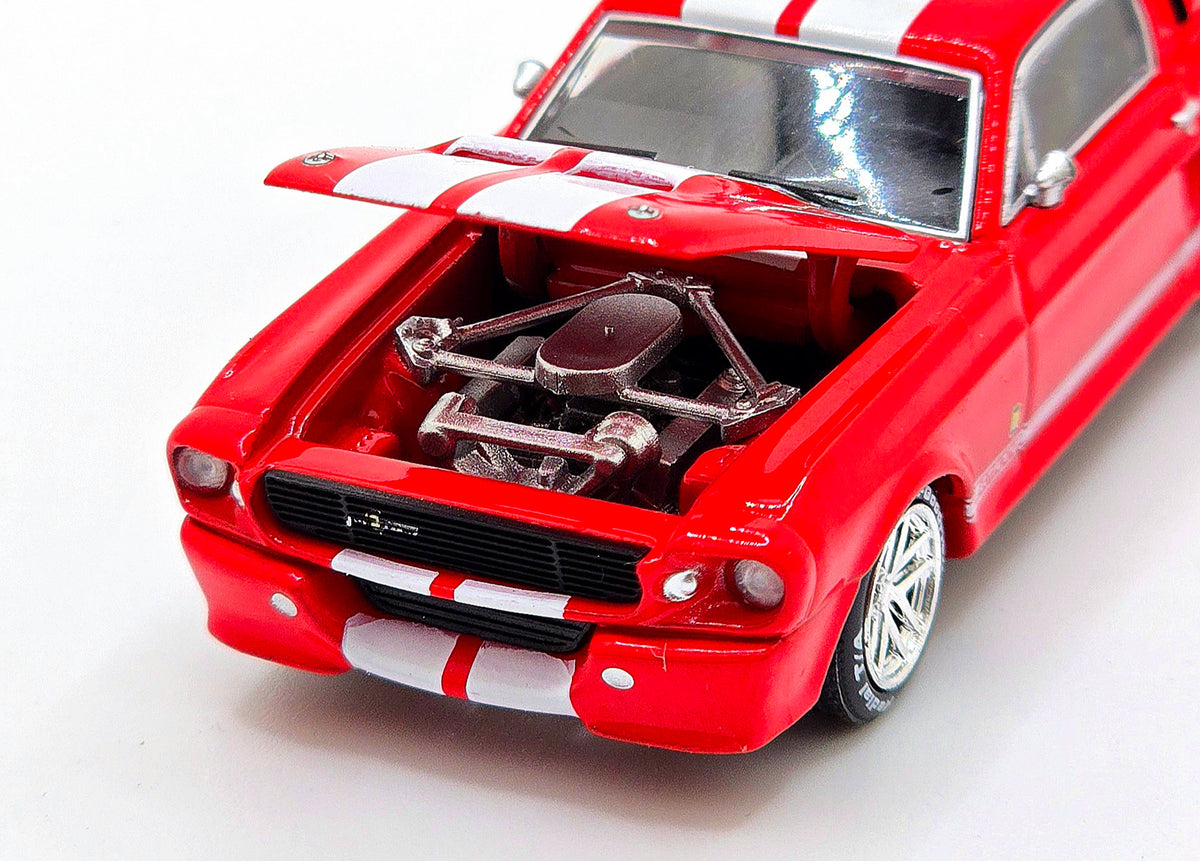 POPRACE 1/64 SHELBY MUSTANG GT500 RED PR640182