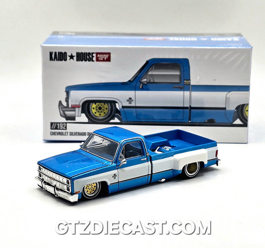 Kaido House x Mini GT 1:64 Chevrolet Silverado Dually Vintage Spec V1