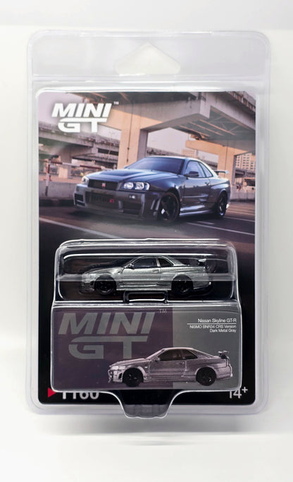 Mini GT 1:64 Nissan Skyline GT-R Dark Metal Gray (NISMO BNR34 CRS Version)