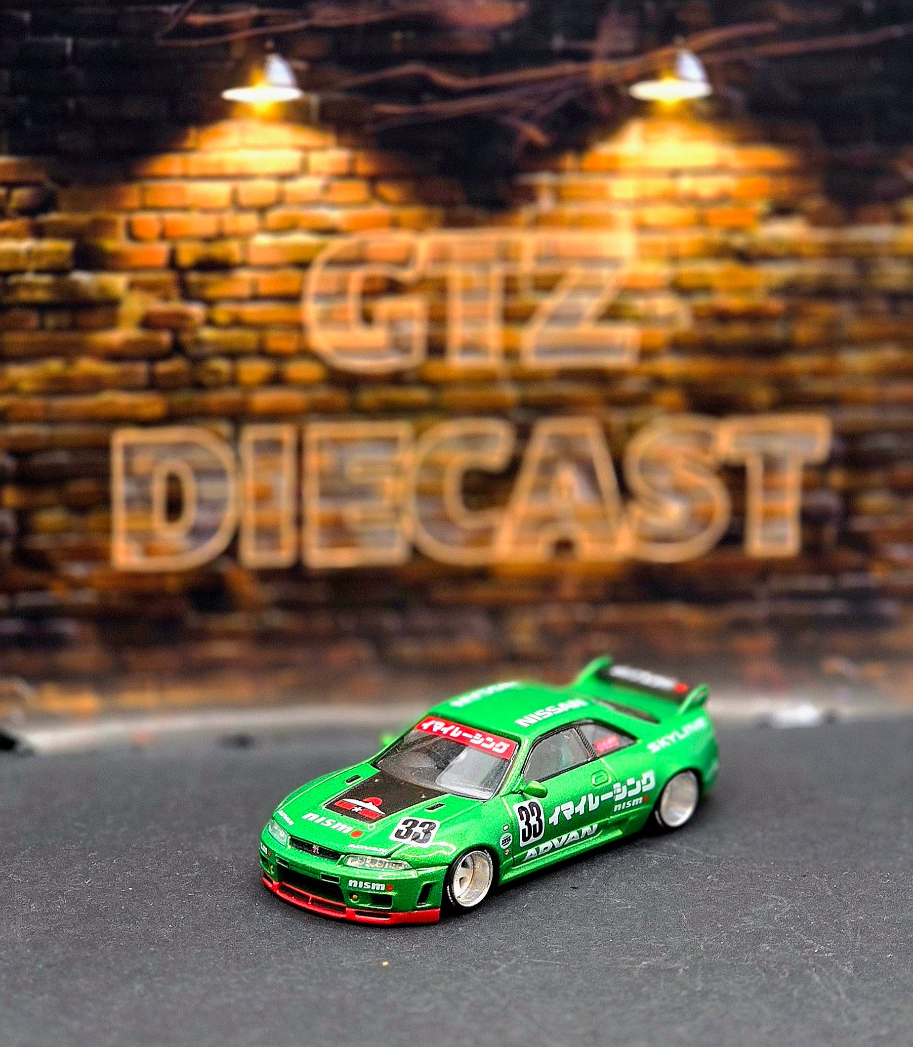 Kaido House //150 Nissan Skyline R33 Green