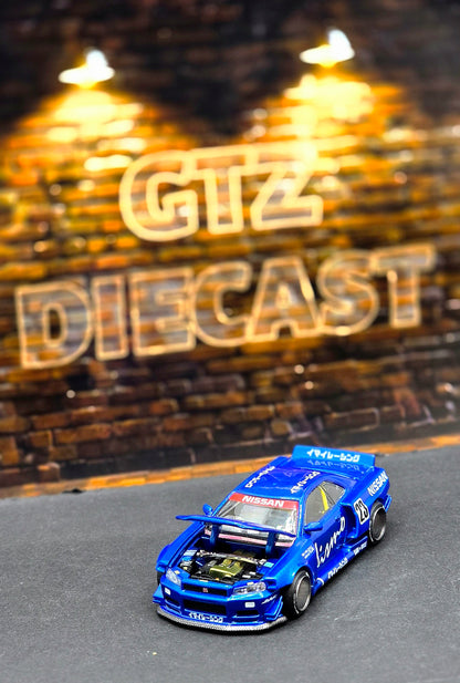 Kaido House //055 Nissan Skyline GT-R R34 V3 Blue