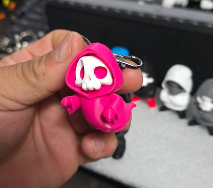 Skull Ghost Keychain