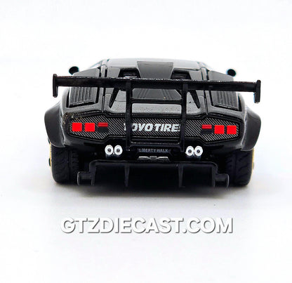 Mini GT 1:64 Lamborghini Countach LB-WORKS Black #1081