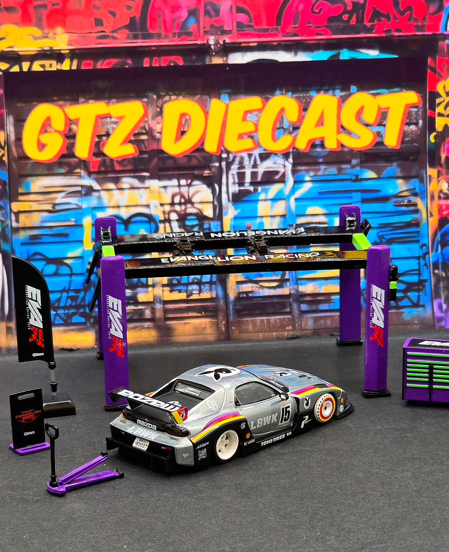 Chase INNO 64 Mazda RX-7 FD3S LB Super Silhouette Hobby Expo China 2024