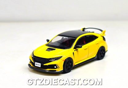 HONDA CIVIC TYPE-R (FK8) Yellow IN64-FK8-YL INNO64 1:64 SCALE