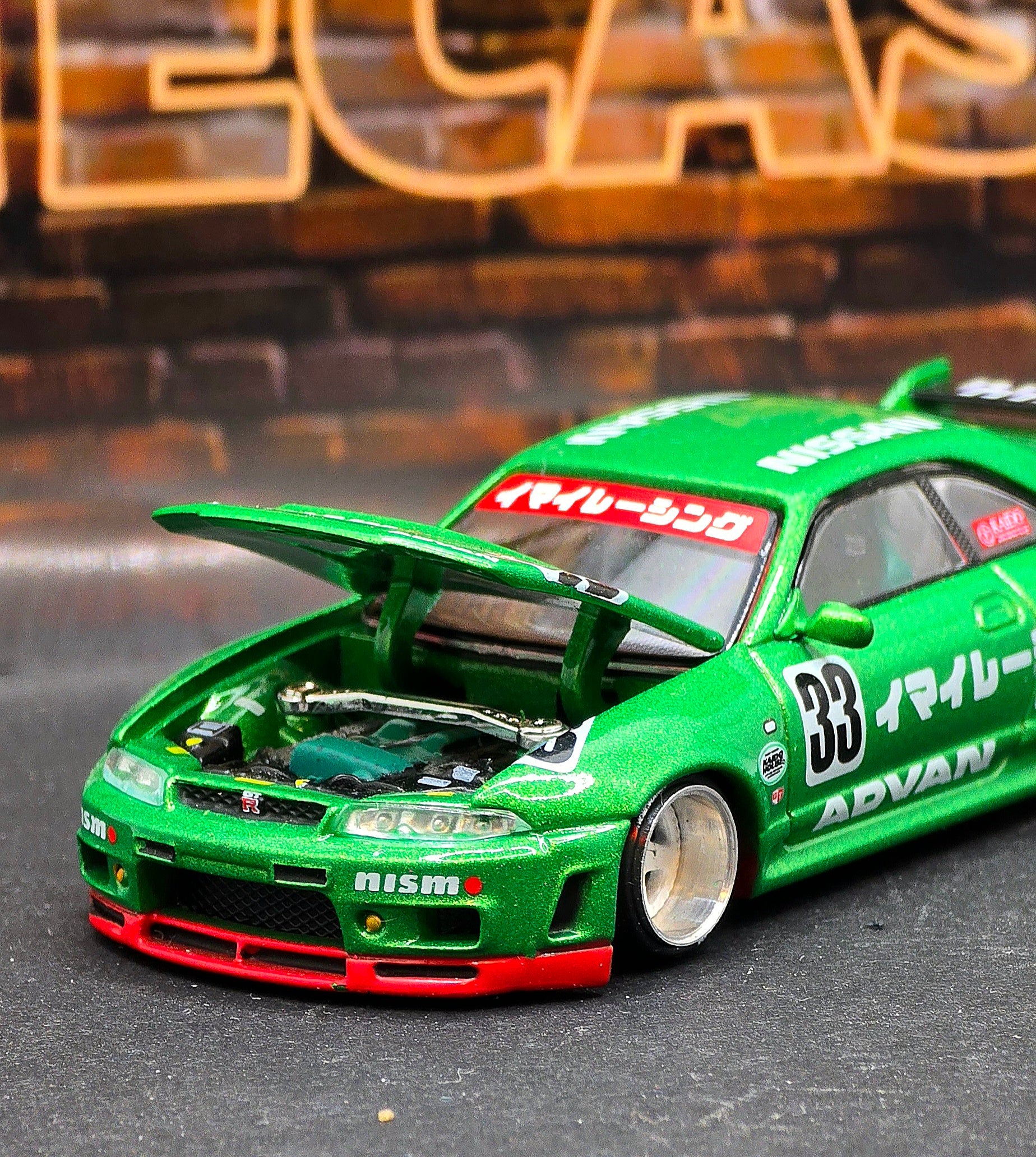 Kaido House //150 Nissan Skyline R33 Green