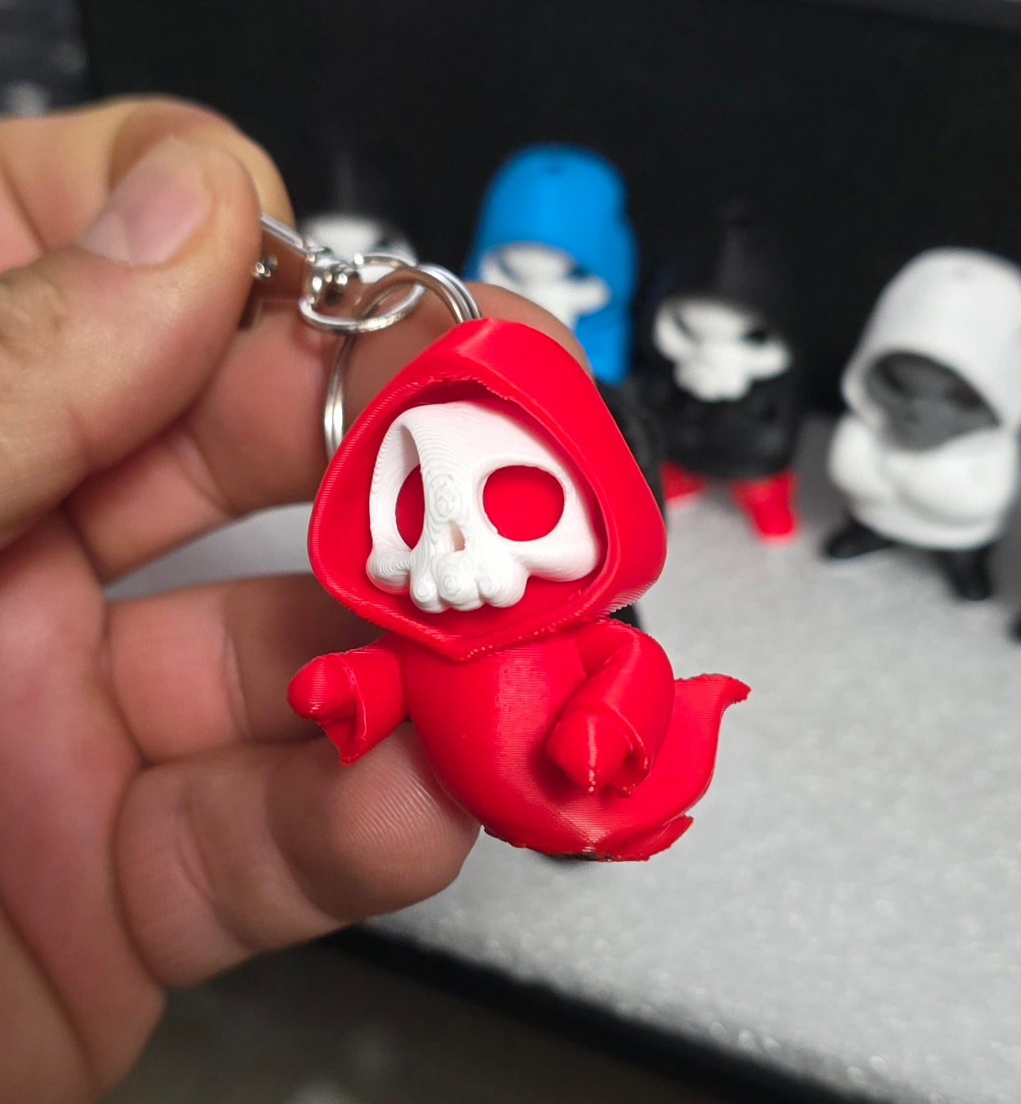Skull Ghost Keychain