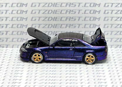 Pop Race Skyline GT-R R33 Purple PR64-256