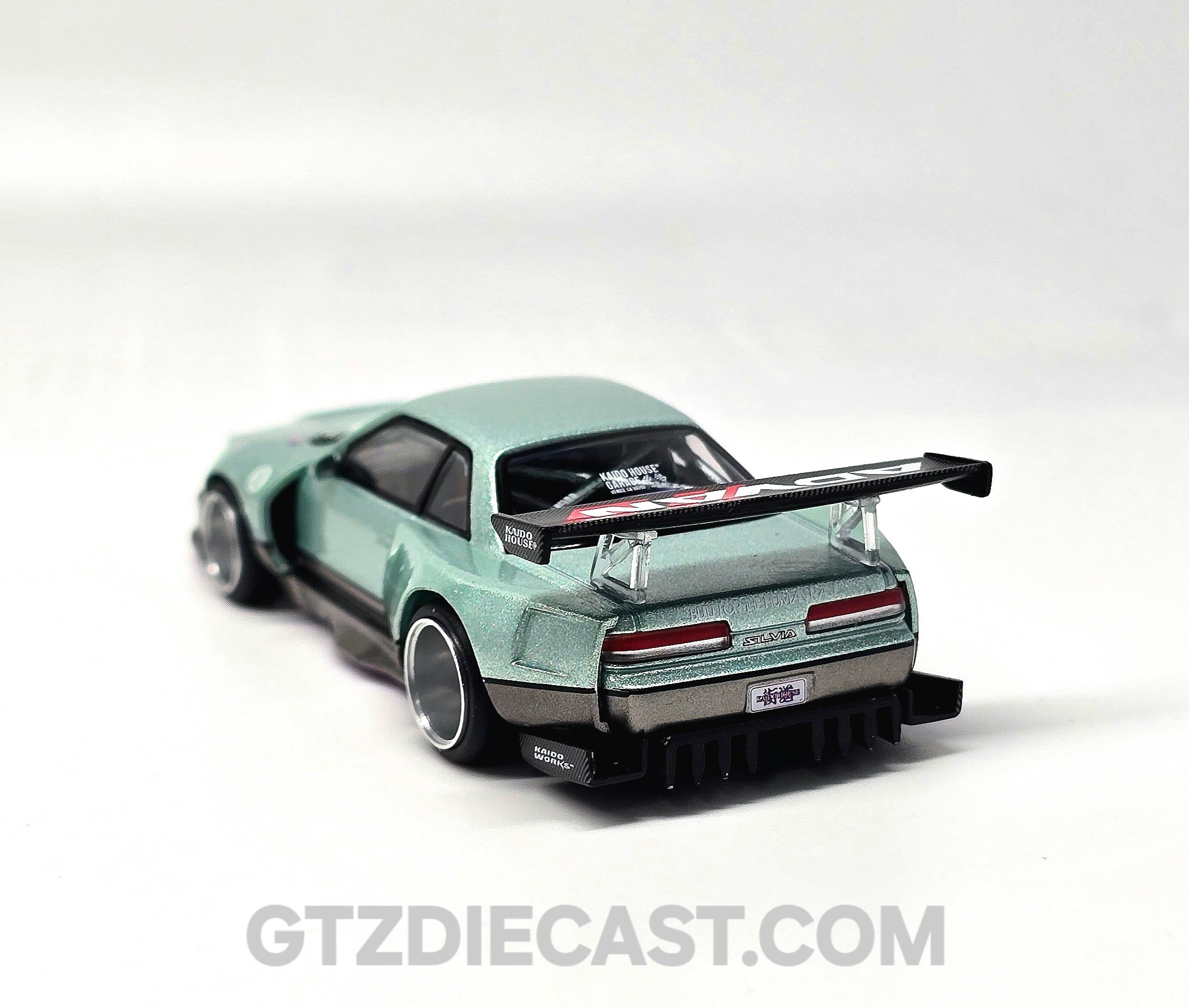 Kaido House x Mini GT Nissan Silvia S13-R – Sea Foam Green //232