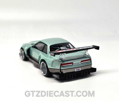 Kaido House x Mini GT Nissan Silvia S13-R – Sea Foam Green //232