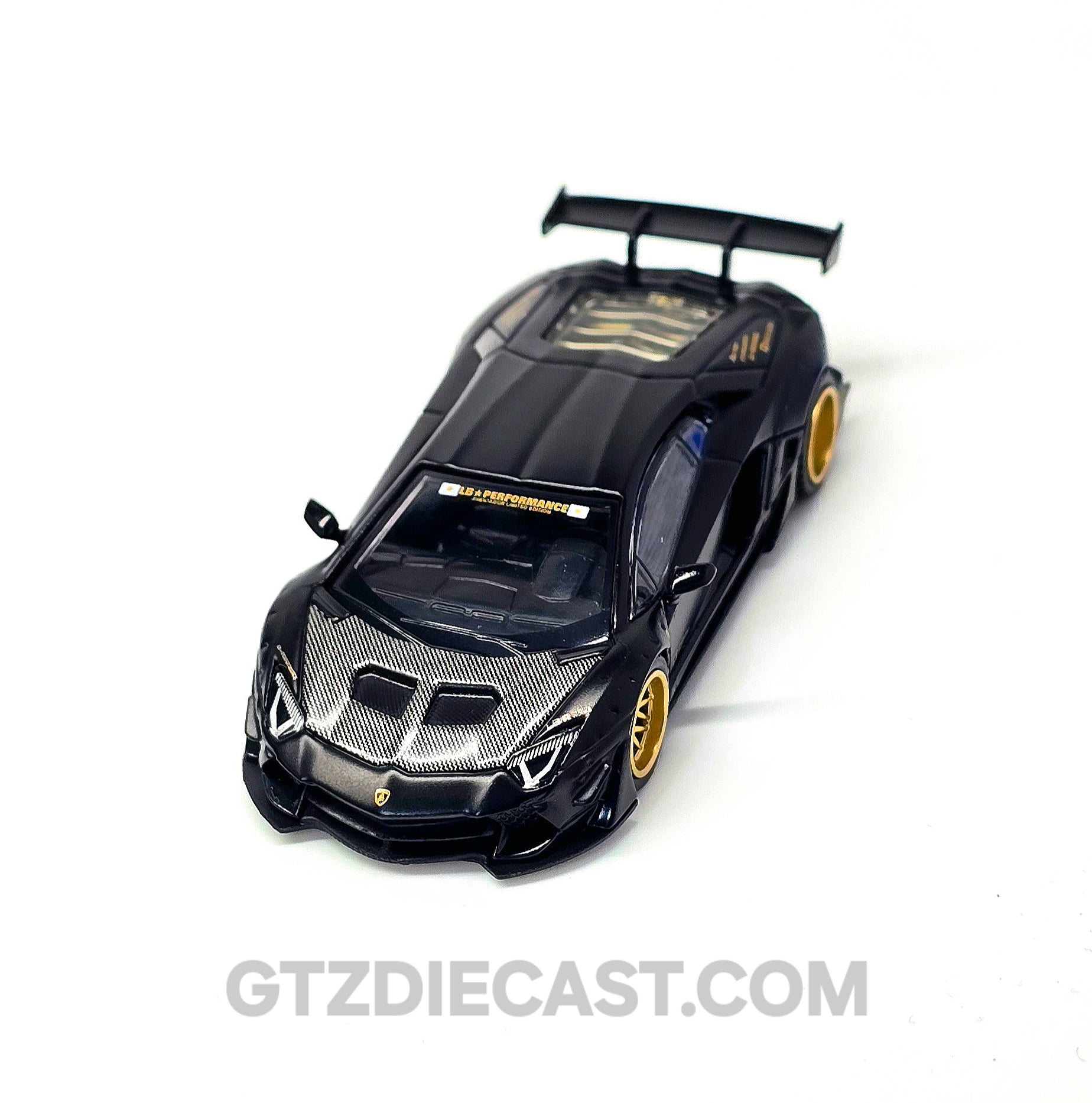 Mini GT 1:64 LB-WORKS Lamborghini Aventador Limited Edition – Matte Black