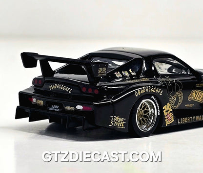 Mini GT #1101 1:64 MAZDA RX-7 LB-Super Silhouette FD-NILES – Black