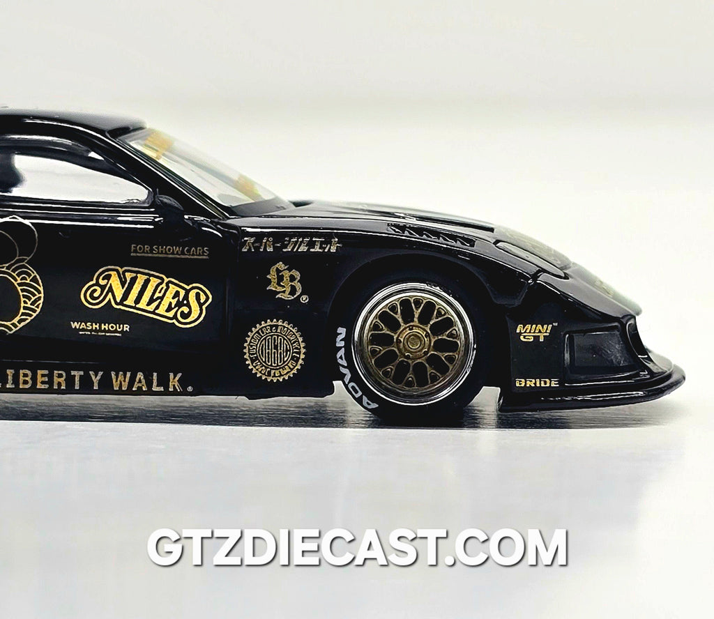 Mini GT #1101 1:64 MAZDA RX-7 LB-Super Silhouette FD-NILES – Black