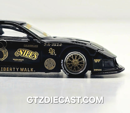 Mini GT #1101 1:64 MAZDA RX-7 LB-Super Silhouette FD-NILES – Black